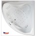 ARTTEC Massage FLAT 150x150 Hydro a air masážní akrylátová vana PAN00745