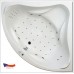 ARTTEC Massage FLAT 140x140 Hydro a air masážní akrylátová vana PAN00746