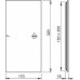 ALCAPLAST Vanová dvířka 150 × 300 bílá AVD002