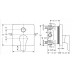 IDEAL Standard ACTIVE armatura sprchová podomítková B8651AA