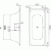 Gustavsberg NAUTIC vana 180x80 klasická BA180FDN2W-01