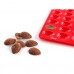 BANQUET Silikonová foma - ořechy 40ks 34x26x1,4 cm, 165 gr CULINARIA red 3120155R