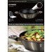 BERLINGERHAUS Carbon Metallic Line pekáč s poklicí 28 cm, šedá BH-1241