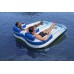 BESTWAY Hydro-Force Indigo Wave Nafukovací lehátko pro 2 osoby 196 x 193 cm 43534