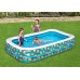 BESTWAY Family Pool Nafukovací bazén Happy Flora, 305 x 183 x 56 cm 54121