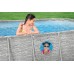 BESTWAY Power Steel Stacked Stone Swim Vista Bazénový set 427 x 250 x 100 cm, kartušová filtrace 56714