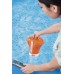 BESTWAY Flowclear Dákovací plovák s teploměrem 18,5 cm, oranžový 58209