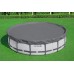 BESTWAY Zimní prémiová plachta 470 cm, šedá, kulatá 58951