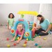 BESTWAY Fisher-Price Nafukovací lokomotiva s míčky 132 x 94 x 89 cm 93537