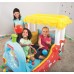 BESTWAY Fisher-Price Nafukovací lokomotiva s míčky 132 x 94 x 89 cm 93537