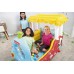 BESTWAY Fisher-Price Nafukovací lokomotiva s míčky 132 x 94 x 89 cm 93537