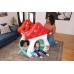 BESTWAY Fisher-Price Nafukovací bazének ve tvaru houby s míčky 107 x 97 x 110 cm 93570