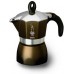 BIALETTI Dama Glamour konvička, 3 porce, hliník - tmavě červená 2160199319
