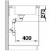 BLANCO ZEROX 400 IF/A InFino nerez Durinox s táhlem 523100