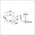 BLANCO MILI baterie silgranit-look aluminium 523105