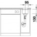 BLANCO SUBLINE 160-U InFino Silgranit tarufo bez táhla 523403