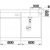 BLANCO MODEX M 60 InFino Silgranit antracit dřez vpravo s exc.+krájecí deska 523646