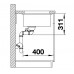 BLANCO SUBLINE 350/150 U InFino Keramika černá dřez vlevo bez excentru 523747