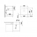 BLANCO SUBLINE 500 IF/A SteelFrame InFino Silgranit antracit bez táhla 524113