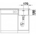 BLANCO Andano 340-U dřez nerezový, s táhlem 522956
