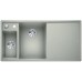 BLANCO Axia III 6 S InFino dřez, s excentrem SILGRANIT, levý, aluminium 524655