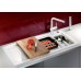 BLANCO Axon II 6 S P dřez keramika PuraPlus aluminium, pravý 516550