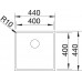 BLANCO Claron 400-IF/N dřez nerezový, hedvábný lesk 517212