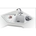BLANCO Delta-F dřez Silgranit aluminium 511673