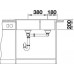BLANCO Naya 8 dřez Silgranit 815 x 500 mm, aluminium 519648