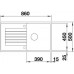 BLANCO Zia 5 S dřez Silgranit bez excentru 860 x 500 mm, muškát 521965