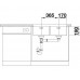 BAZAR BLANCO Andano 340/340-U dřez nerezový hedvábný lesk bez táhla 522983 ROZBALENO!!