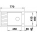 BLANCO Elon XL 6 S-F dřez Silgranit s excentrem, káva 519517