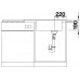 BLANCO ELON XL 6 S InFino bez exc. SILGRANIT 780x500mm, aluminium 524846