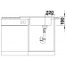 BLANCO ELON XL 6 S InFino s excentrem SILGRANIT 780x500mm, tartufo 524841
