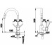 BLANCO set TIPO 45 S nerez přírodní lesk 860 x 500 mm 511942 + MIDA-S baterie chrom 521454