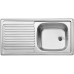 BLANCO set TOP EES přírodní nerez 860 x 435 mm + MIDA baterie chrom
