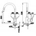 BLANCO set TOP EES přírodní nerez 860 x 435 mm + MIDA-S baterie chrom
