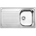 BLANCO set TIPO 45 S Compact přírodní nerez 780 x 500 mm + BRAVON-S baterie chrom