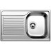 BLANCO set TIPO 45 S Compact nerez profilovaný 780 x 500 mm 513675 + BRAVON-S baterie chrom 520282
