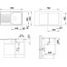 BLANCO set TIPO 45 S Compact nerez profilovaný 780 x 500 mm 513675 + BRAVON-S baterie chrom 520282