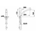 BLANCO set TIPO 45 S Compact nerez profilovaný 780 x 500 mm 513675 + BRAVON-S baterie chrom 520282