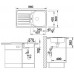 BLANCO set LANTOS 45 S nerez kartáčovaný s excentrem 860 x 500 mm 514008 + MILA baterie chrom 519414