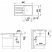 BLANCO set LANTOS 45 S nerez kartáčovaný s excentrem 860 x 500 mm 514008 + MIDA-S baterie chrom 521454