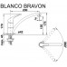 BLANCO set Tipo 45 S mini 3 1/2 nerez kartáčovaný 605 x 500 mm 516053 + BRAVON baterie chrom 518818