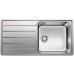 BLANCO set LEMIS XL 6 S-IF nerez kartáčovaný 1000 x 500 mm 523034 + LANORA baterie chrom 523122
