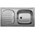 BLANCO set FLEX mini profilovaný nerez 780 x 435 mm 512032 + MIDA-S baterie chrom 521454