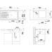 BLANCO set FLEX mini profilovaný nerez 780 x 435 mm 512032 + MIDA-S baterie chrom 521454