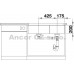 BLANCO Subline 480/320 U dřez Silgranit levý bez táhla aluminium 519486