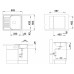 BLANCO set TIPO 45 S Mini nerez profilovaný 605 x 500 mm 516525 + DARAS-S baterie chrom 517731