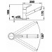 BLANCO set TIPO 45 S Mini nerez profilovaný 605 x 500 mm 516525 + KANO-S baterie chrom 521503